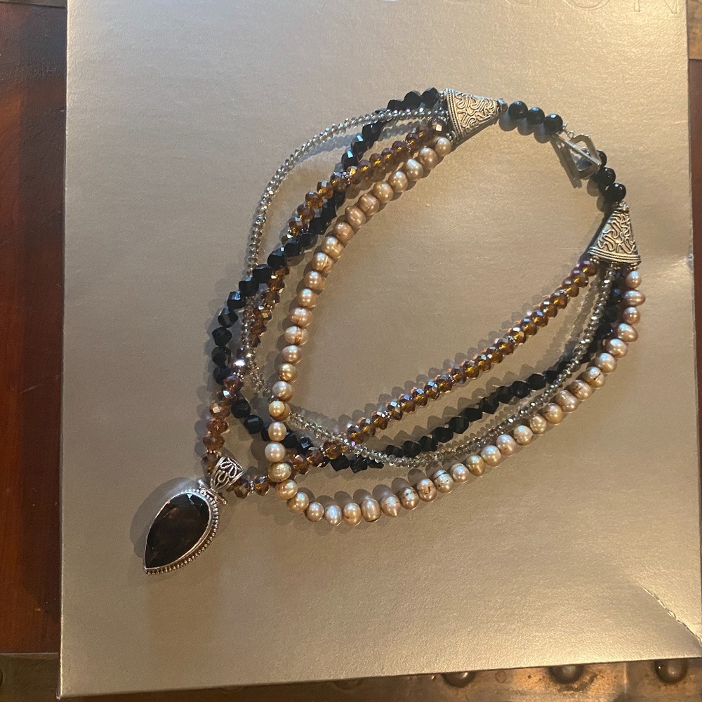 Multi-Strand Statement Necklace - image 1